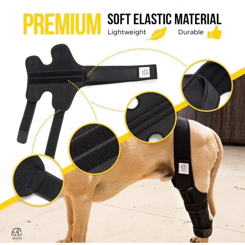 Dog Knee Brace for Torn ACL Hind Leg with Injury‎ Dog Sling Harness size S